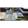Image 1 : INFLATABLE SWIMMING POOL, NARWHAL SPRINKLER, KIDS CHAIR AND BLOW UP TOY