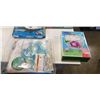 Image 2 : INFLATABLE SWIMMING POOL, NARWHAL SPRINKLER, KIDS CHAIR AND BLOW UP TOY