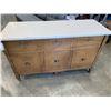 Image 1 : STANLEY FURNITURE MCM SIDEBOARD WITH STONE TOP
