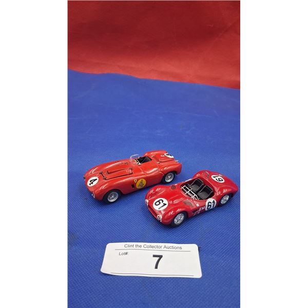 Pair of high quality 1:43 scale replica race cars