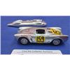 Image 4 : Pair of high quality 1:43 scale replica race cars