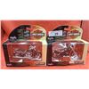Image 1 : 2 NIB die cast Harleys 1:18 scale