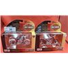 Image 1 : 2 NIB die cast Harleys 1:18 scale