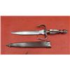 Image 2 : Vintage steel dagger with sheath 14"