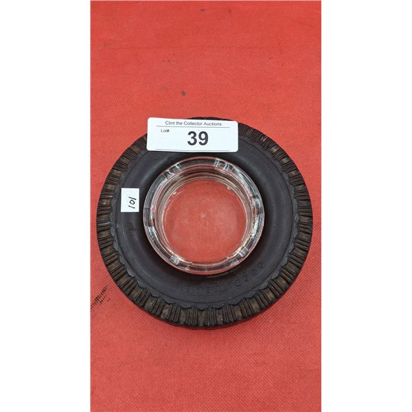 Vintage tire ashtray Super Cushion