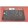 Image 1 : Vintage 1936 Ohio license plate