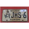 Image 1 : Vintage Yukon Klondike license plate with gold panner