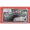 Image 1 : Vintage car club plaque Renegades 9"x5"