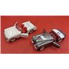 Image 1 : Pair of nice die cast convertibles Jag and Vette 8" each