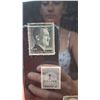 Image 2 : Collection of 24 WWII Germany postage stamps 11"x8"