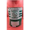 Image 1 : Vintage Cities Service lubricant pail 5 gallon