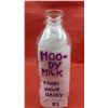 Image 1 : Vintage "Moody Milk" quart glass milk bottle