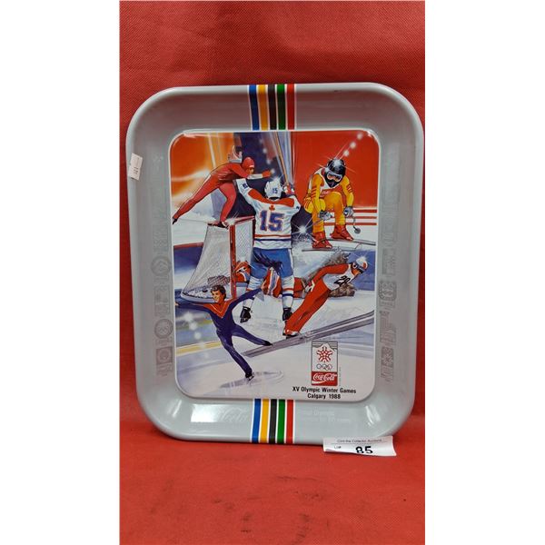 Vintage 1988 Winter Olympics Calgary Coke tray