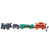 Image 1 : Vintage cast iron train 4 pieces, overall 20"
