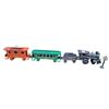 Image 2 : Vintage cast iron train 4 pieces, overall 20"
