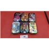 Image 1 : 6 Pokémon cases with cards, each tin has 20 cards all in very good condition