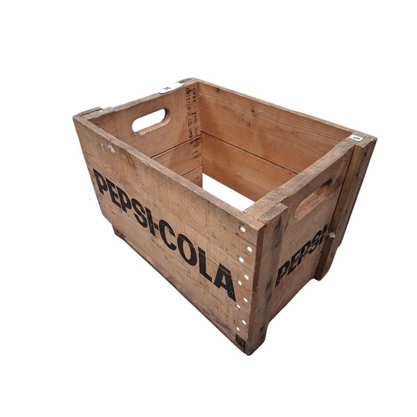Vintage wooden Pepsi crate