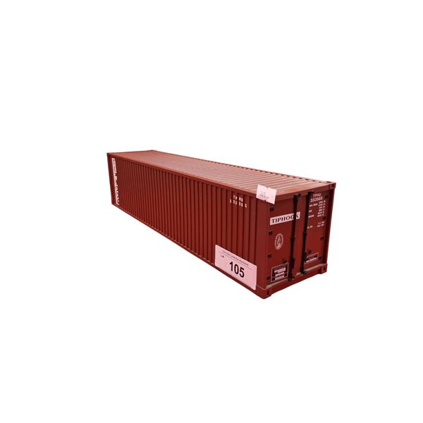 Mini shipping container, 17"x4"
