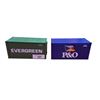 Image 1 : Pair of mini shipping containers 8"x4"