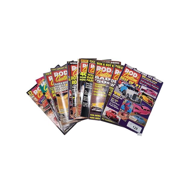 10 Hotrod magazines