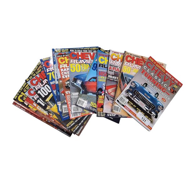 10 Hotrod magazines