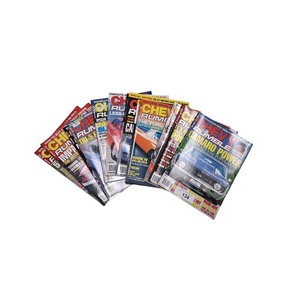 10 Hotrod magazines