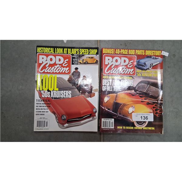 2 rare Hotrod magazines