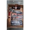 Image 1 : Box lot of 17 car emblems & collectibles
