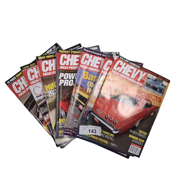 10 Hotrod magazines