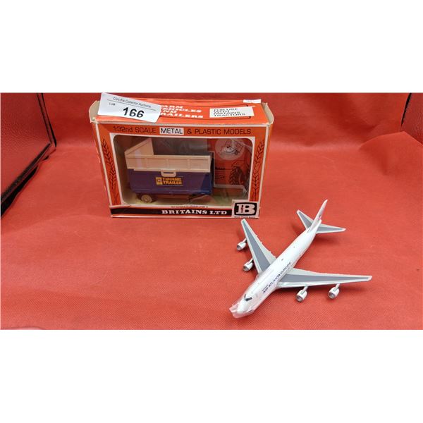 NIB 1:32 scale Tipping trailer model, and Air Atlanta plane