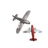 Image 2 : 2 vintage tin US Airforce planes 13" & 11"