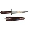 Image 1 : Vintage carving knife with wooden sheath 13"