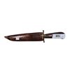 Image 3 : Vintage carving knife with wooden sheath 13"