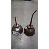 Image 1 : 2 1920s "Thumb" oilers 5" & 6.5"