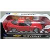 Image 3 : 2 NIB 1:32 scale die cast cars, Chrysler Crossfire & Chevrolet Corvette