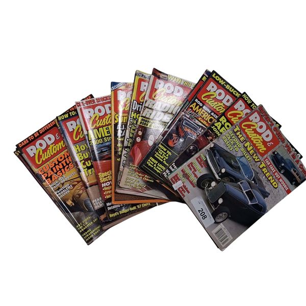 15 Hotrod magazines
