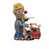 Image 3 : Vintage wind up clown drummer 9"