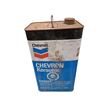 Image 2 : Vintage Chevron kerosene 1 gallon tin