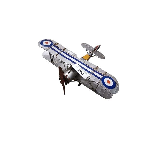 Metal airplane model 13" wingspan
