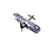 Image 1 : Metal airplane model 13" wingspan