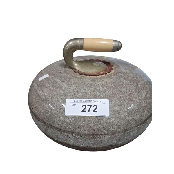 Vintage curling rock