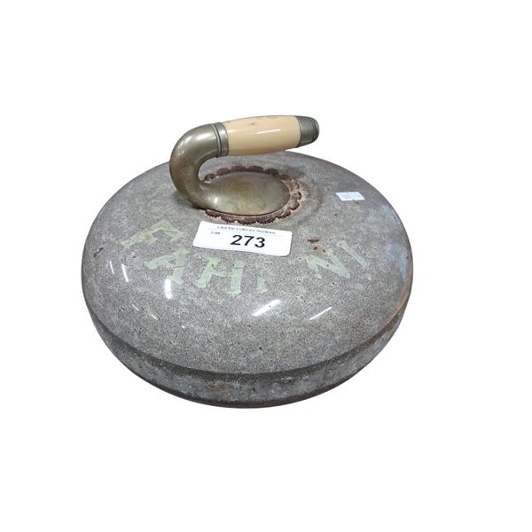 Vintage curling rock