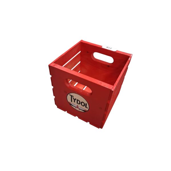 Tydol "Flying A" wood crate 9.5"