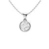 Image 1 : Gold & White Diamonds 2 Cts Necklace - E/VVS