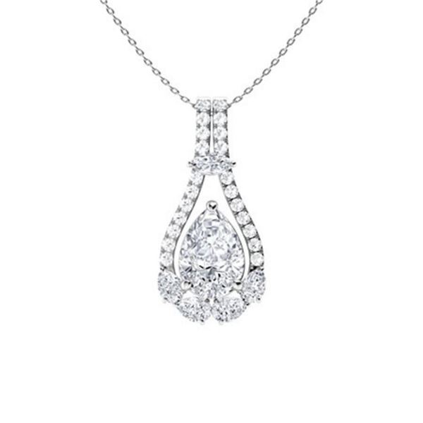 Gold & White Diamonds 3.50 Cts Necklace - E/VVS