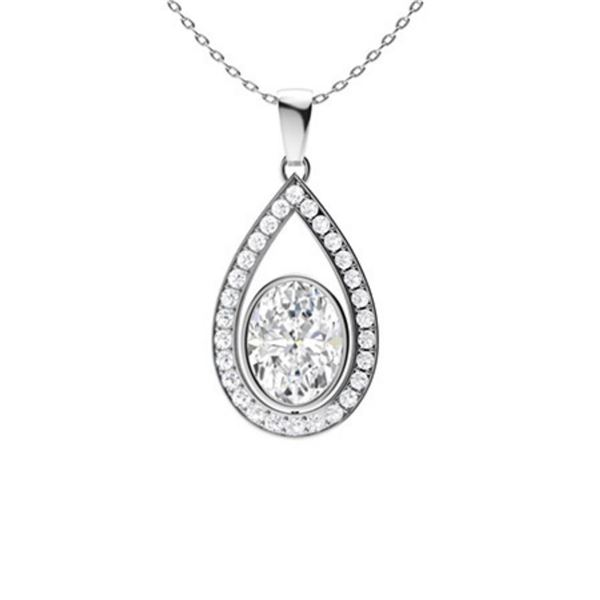 Gold & White Diamonds 2.50 Cts Necklace - E/VVS