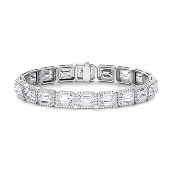 Gold & White Diamonds 27.32 Cts Bracelet