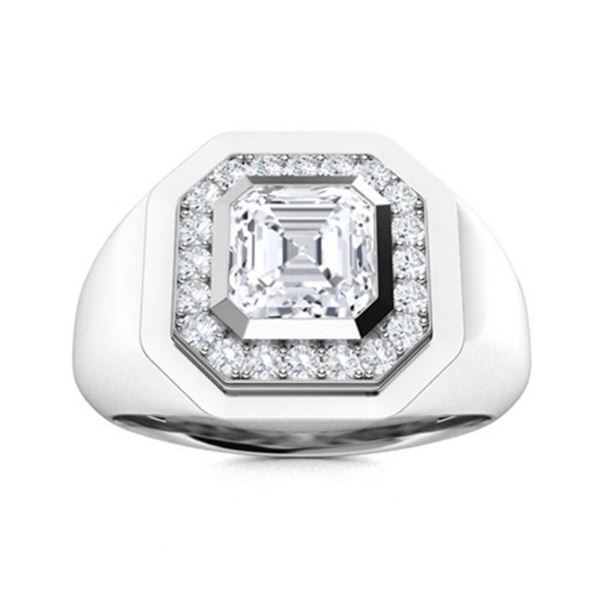Gold & White Diamond 2.37 Cts Ring - E/VVS