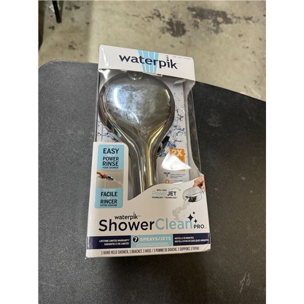 Waterpik shower, clean Pro