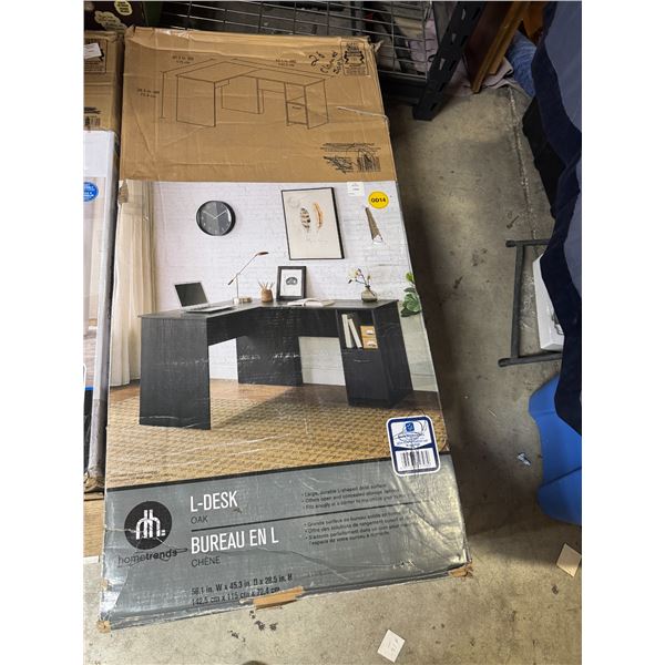 L-shaped desk